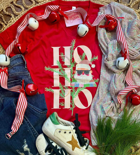 Christmas tee and sweatshirt