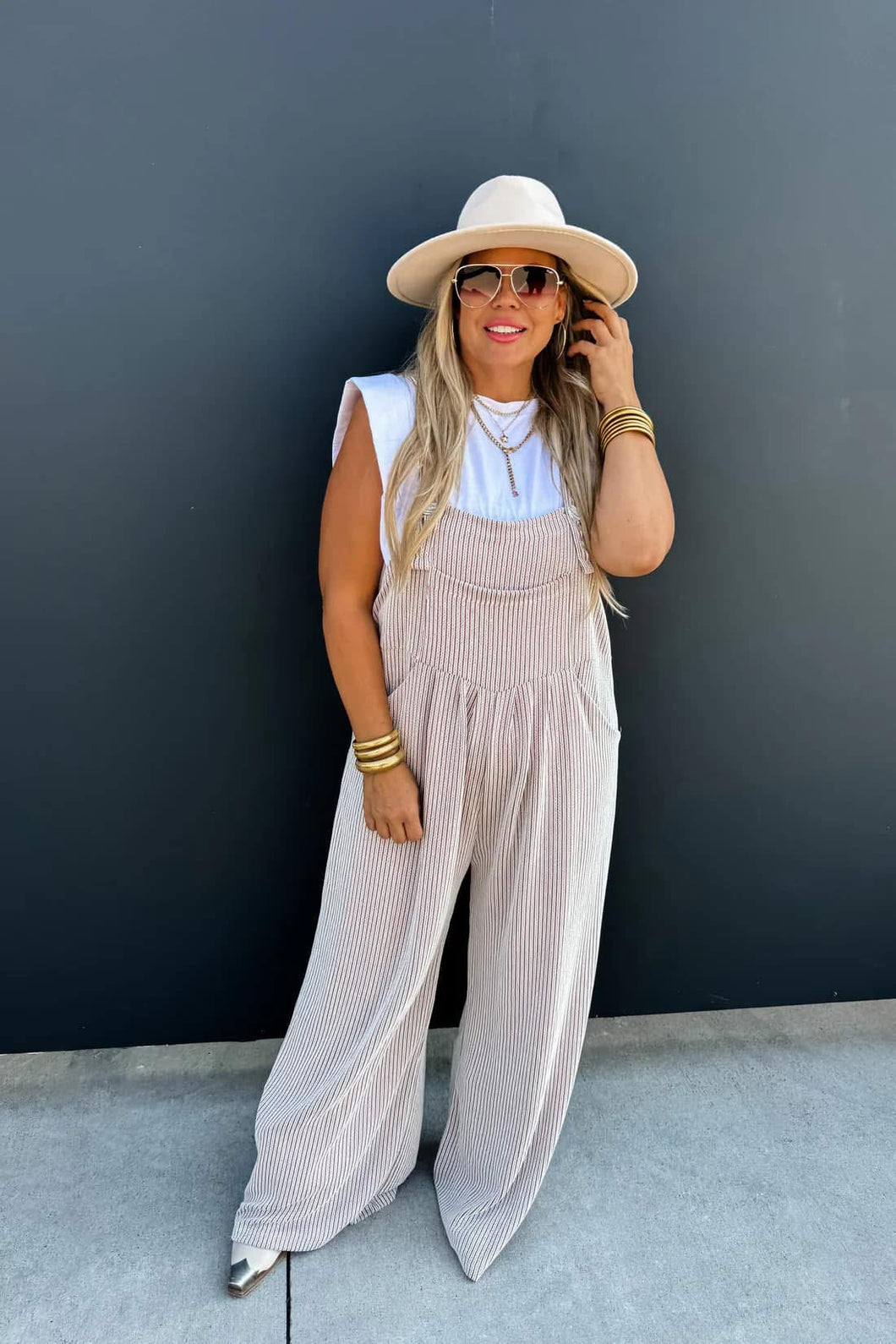 Stretchy Blakely brand overalls